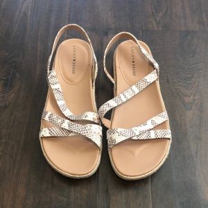 Lucky Brand size 10 sandals
